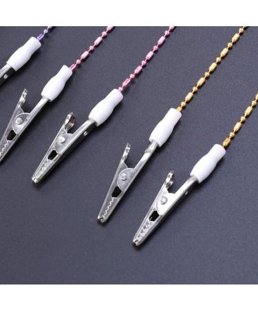 Buy Healifty Napkin Chain with Clips - 6 Flexible Bib Holders (Random Color) for Easy Dining & Dental Use - International Shipping Available - Buy Online on GoSupps.com