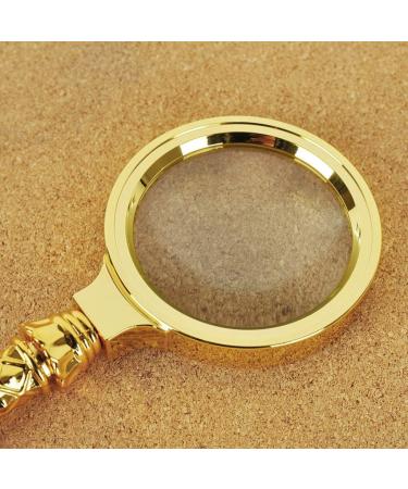 Metal Magnifier Handle with HD Old Student Light Reading Book 5X Made in China - Buy Online on GoSupps.com