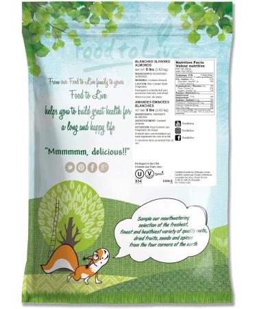 Blanched Slivered Almonds 8 Pounds Chopped Raw Blanched Almonds Unsalted Vegan Keto Kosher Bulk. High in Protein Vitamin E Riboflavin. Great for Cooking Baking Salads - Buy Online on GoSupps.com