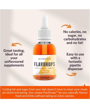 Flavour Drops Bundle with Flavdrops and Spoon Set - Cherry Blueberry Strawberry Peach and Mango 50ml Each - Pack of 5 - Zero Calories - Buy Online on GoSupps.com