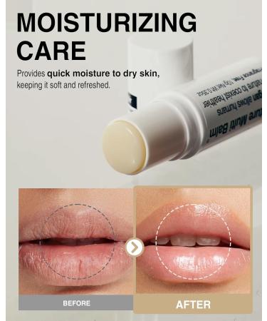 Pleuvoir Korean Moisture Multi Balm Fragrance-Free - Lip and Dry Area Care with Sunflower Seed Oil Shea Butter Alpha-Bisabolol Adenosine - Vegan Plant-Based K-Beauty 0.35oz - Buy Online on GoSupps.com