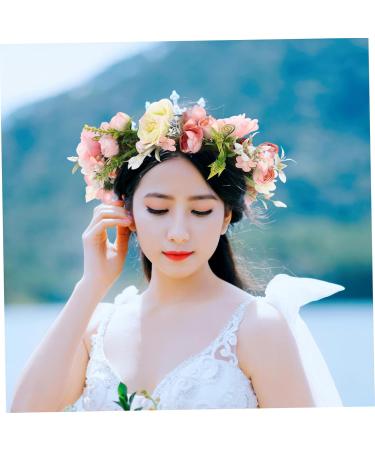 Yardenfun Fabric Flower Hair Accessories Flower Headdress Women Headdress Creative Hair Band Hair Bands Wedding Hair Accessories Wedding Headband Hair Headbands Women Bride Headbands - Buy Online on GoSupps.com