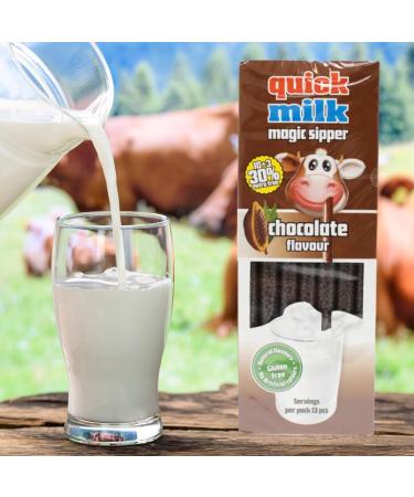 Dr Moo Milk Straw Set 3X Chocolate 13 Pack 3X Strawberry 13 Pack Flavoured Straw for Kids (78 Strawws) - Buy Online on GoSupps.com