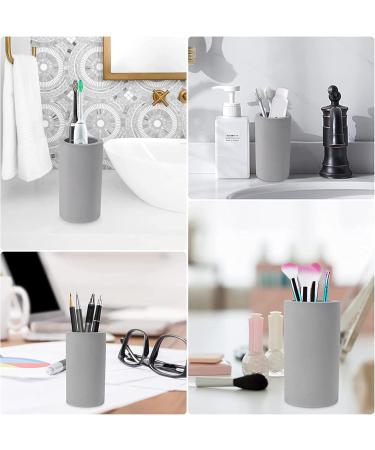 Organic Bamboo Toothbrush Holder & Bathroom Organizer Set | Eco-Friendly Toothpaste Makeup Brushes Razors | Travel-Friendly Design - Buy Online on GoSupps.com