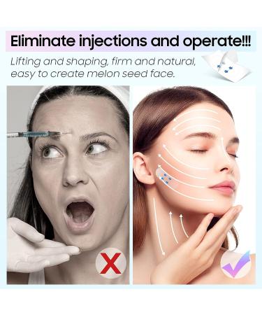 Invisible Face Lift Tape - 40 PCS V-shaped Wrinkle Patches for Instant Face Lifting and Makeup Enhancement - Waterproof and Hide Facial Wrinkles - Buy Online on GoSupps.com