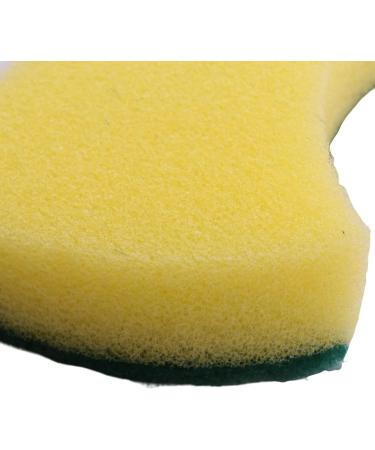 Clisted 120 PCS Cleaning Scrub Sponge for Kitchen Tableware Bathroom Car Wash Scrub Sponge Pad - Buy Online on GoSupps.com