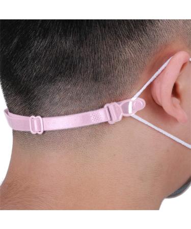 Adjustable Pink Mask Hooks | Non-Slip Ear Cord & Wall Chain Accessories | Rose Unity Size - Buy Online on GoSupps.com