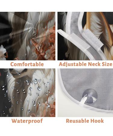 Pretty Fox Beard Bib Apron | Beard Hair Catcher for Men | Ideal Fathers Day & Christmas Gift for Dad & Husband - Includes 2 Suction Cups - Buy Online on GoSupps.com
