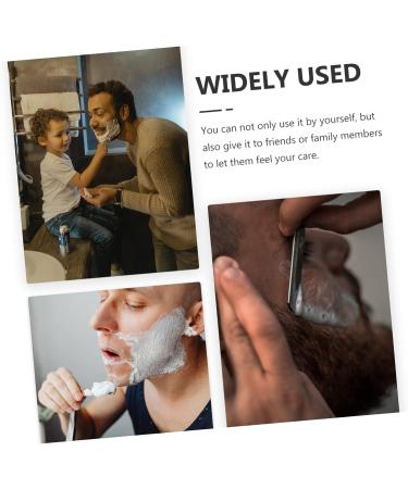 4-Piece Stainless Steel Shaving Foam Shell Set - Double-Walled Shaver Accessories for Men | 8.2x5.8cm | Ideal for Wet Shaving - Buy Online on GoSupps.com