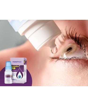 Puroptics Hypromellose 0.3% Preservative-Free Eye Drops for Dry Eyes | Lubricating Itchy Eye Drops - Relieve Tired & Irritated Eyes (3 Pack) - Buy Online on GoSupps.com