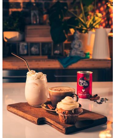 Drink Me Chai Spiced Chai Latte 250g - Just Add Water 16 Servings | Premium Chai Latte Powder for Easy Preparation - Buy Online on GoSupps.com