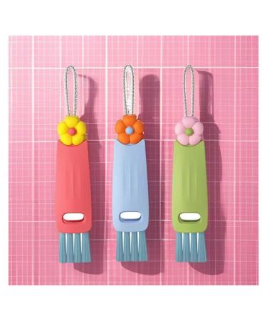 3 in 1 Cup Lid Cleaning Brush 2024 New Bottle Cup Lid Brush Multi Functional Crevice Cleaning Brush Small Cleaning Brushes for Tight Spaces 3PCS