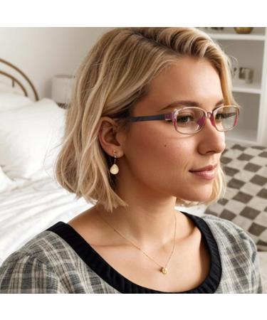 Women s Magnifying Glasses 2-Pack | Blue Light Blocking Reading Glasses | Flexible TR90 | 1.5x Red & Purple Readers - Buy Online on GoSupps.com