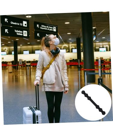 Clispeed 10 Pcal Masking Hook Silicone Linyard - Black Mask Extension Cord Buckle Anti-Strangulation Ear Hooks for Face Masks - International Shipping Available - Buy Online on GoSupps.com