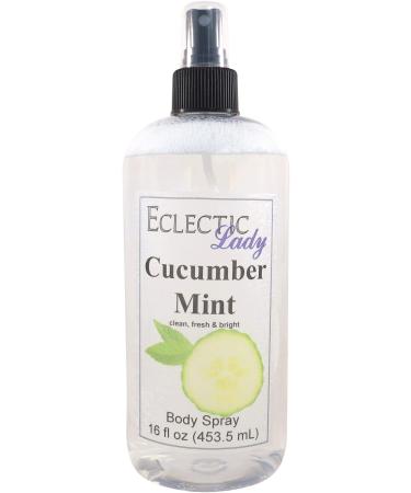 Cucumber Mint Body Spray 16 ounces Body Mist for Women with Clean Light & Gentle Fragrance Long Lasting Perfume with Comforting Scent for Men & Women Cologne with Soft Subtle Aroma For Daily Use 16 Fluid Ounces