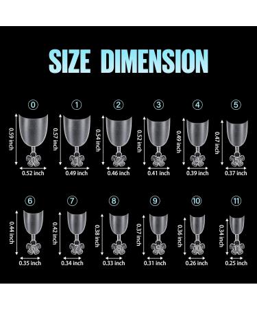 510pcs TOMICCA Short Oval French False Nail Tips - Natural Matte Acrylic Extensions for Salon Nails | 15 Sizes - Buy Online on GoSupps.com