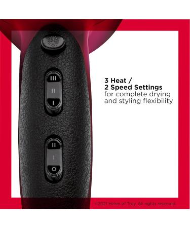 Revlon RVDR5191F Ionic Technology Ceramic Hair Dryer with Diffuser Ionic 3 Heat/2 Speed Settings Powerful Fast Drying Less Frizz Pink - Buy Online on GoSupps.com