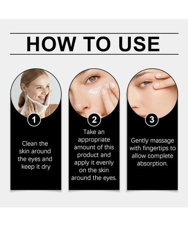 Peptide Eye Cream Anti Wrinkle Eye Cream For Dark Circles & Puffy Eyes With Peptides Eye Bags Remover Tightening Eye Cream Brightening Eye Cream Reduces Crow's Feet Fine Lines & Sagginess - Buy Online on GoSupps.com