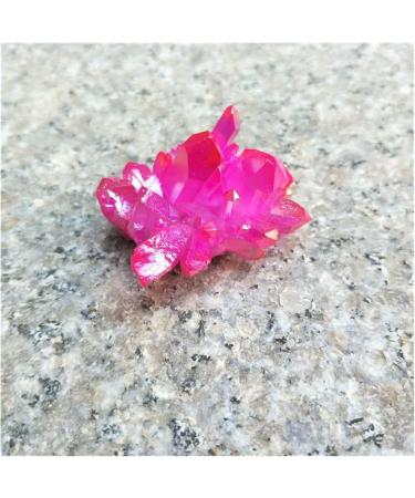 Natural Pink Red Crystal Aura Quartz Stone Cluster Specimen 150g-550g Crystal Cluster (Color : 510g-550g) - Buy Online on GoSupps.com