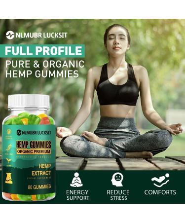 (1 Pack) Hemp Gummies for Sleep Stress Anxiety Pain Relaxes Body & Mind Natural Fruity Edible Gummies for Adult High Potency Organic Hemp Supplement - Buy Online on GoSupps.com
