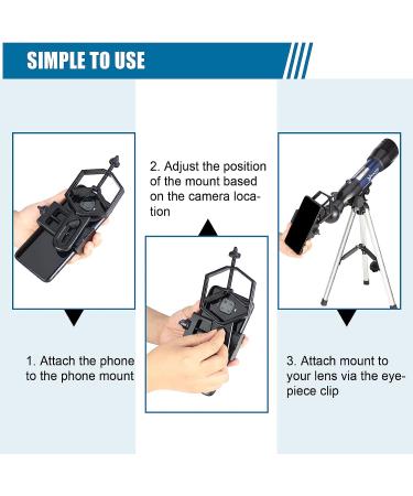 Celticbird Cell Phone Adapter for Binoculars, Monoculars, Spotting Scopes & Telescopes - Compatible with iPhone, Samsung, HTC, LG & More - Buy Online on GoSupps.com