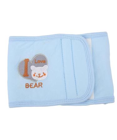 Garosa Baby Belly Button Band | Thickened Cotton Newborn Umbilical Support | Warm Blue Waist Cover for Infants - Buy Online on GoSupps.com