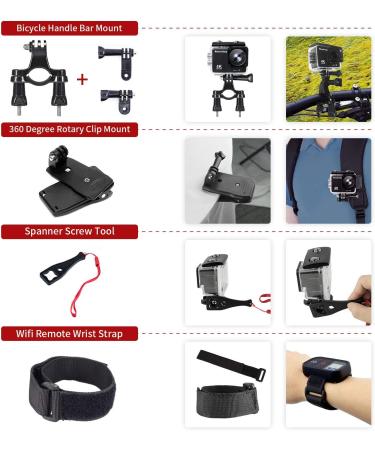 Action Camera Accessories Kit for GoPro & More - Mountdog Accessory Bundle Set - Buy Online on GoSupps.com