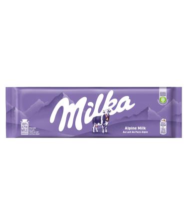 Milka Milka Milk Chocolate Classic Milk Chocolate Bar 100% Alpine Milk Sustainable Cocoa 270g