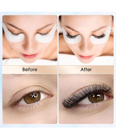 QUEWEL 100 Pairs Eyelash Extension Under Eye Pads with Aloe Vera | Hydrogel Eye Patch for Lash Extensions, Lint Free | Salon Quality, Stick Well | Fits Most Eye Shapes - Buy Online on GoSupps.com