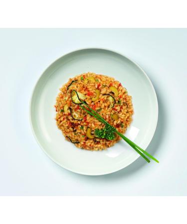 TREVIJANO Mediterranean Risotto: 7 sachets of 280 g each. A mixture of rice and vegetables without additives. Each sachet contains 3 portions of Risotto - Buy Online on GoSupps.com