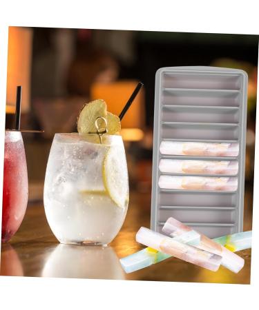 Zerodeko 1pc 10 Silicone Ice Trays Silicone Molds Ice Cube Reusable Silicone Square Mold Ice Maker Tool Bar 24.5X11.5CM Grey - Buy Online on GoSupps.com