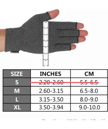 Arthritis Compression Gloves & Button Helper | Fingerless Pain Relief for Men & Women | Wrist Support for Carpal Tunnel Rheumatoid Tendinitis - 1 Pair - Buy Online on GoSupps.com