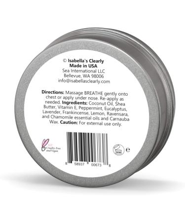 Clearly Breathe: Natural Constipation Sinus & Allergy Relief | Aromatherapy Blend with Peppermint Eucalyptus & Chamomile - Buy Online on GoSupps.com