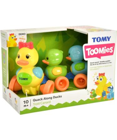 Tomy E4613 Baby Toy Duck Family - Colorful Pull-Up Toy with Sound Effect for Crawling & Running Infants - Ideal for Boys & Girls 10+ Months - Buy Online on GoSupps.com