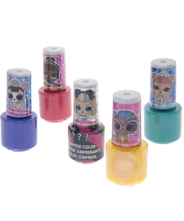 L.O.L Surprise! Townley Girl Non-Toxic Glitter Peel-Off Nail Polish Set for Girls - 18 Pcs with Toe Spacers and Nail Stickers - Ages 5+ for Parties, Sleepovers, Makeovers - Buy Online on GoSupps.com