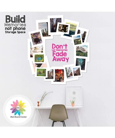 Pack of 25 8x10 White Backing Boards - 4-ply Thickness - for Picture Frames & DIY Art Projects - Buy Online on GoSupps.com