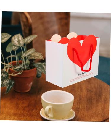 KOMBIUDA 20pcs Love Handbag Merchandise Bags Girl Gift Bag Birthday Gift Bags Bulk Girl Birthday Gift Baby Gift Bags Baby Shower Goodies Bags Goodies Pouches Bride Paper Party Bag Medium - Buy Online on GoSupps.com