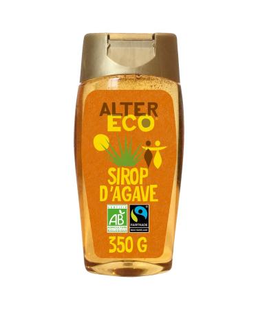 ALTER ECO - Organic Agave Syrup - Natural Sugar (Fructose) - Unrefined - High Sweetening Power - 350g