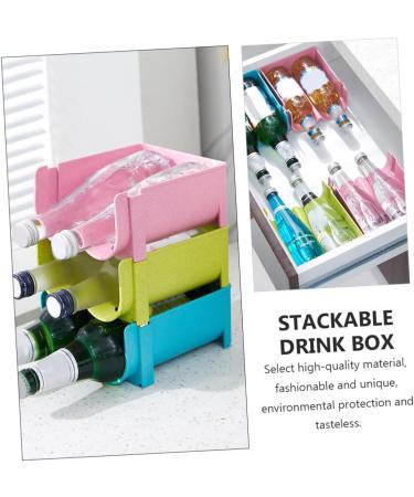 Alipis 3pcs Durable Creative Storage Kitchen Refrigerator Drink Gadget Home Container Can Beer Beverage - Buy Online on GoSupps.com