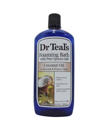 Dr. Teals Coconut Oil Foaming Bath, 34 Ounce