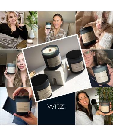 Buy NY 12 oz Soy Coconut Wax Scented Candle | Aromatherapy French March Florals Fresh Air & Grapefruit | Non-Toxic Longer Burn with Crackling Wooden Wick - Buy Online on GoSupps.com