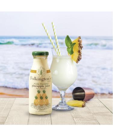 Folkingtons 250ml Glass Juice Bottles Pack of 12 - Buy Online on GoSupps.com