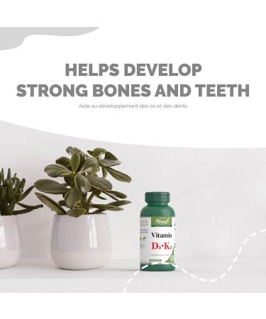 VORST Vitamin D3 + Vitamin K2 (1000 IU Vitamin D + 120mcg Vitamin K) 120 Vegan Capsules | Essential Supplement for Healthy Bones & Teeth | Powder Pills | Alternative to Drops Gummies & Sprays | 3 Bottles 3 count (Pack of 120) - Buy Online on GoSupps.com