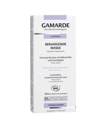 GAMARDE Organic cosmetics soothing mask hypoallergenic mask for sensitive skin natural cosmetics nourishing face mask face mask for men and women vegan 40 ml