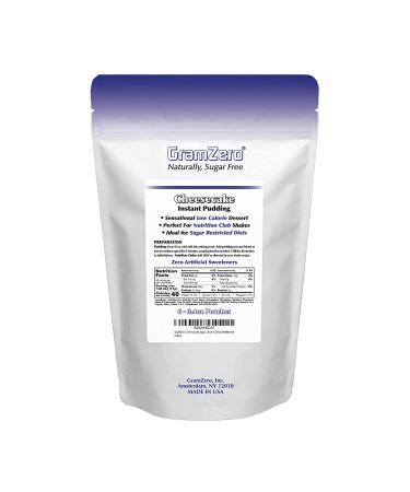 GramZero Cheesecake Sugar Free Pudding Mix 6-Pack - Low Calorie, Stevia Sweetened Dessert for Nutrition Club Shakes - Buy Online on GoSupps.com