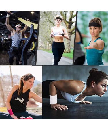 3-Piece Welding Tape Wrist and Headband Set | Sports Bands for Football Basketball Tennis & Gymnastics - Black - Buy Online on GoSupps.com
