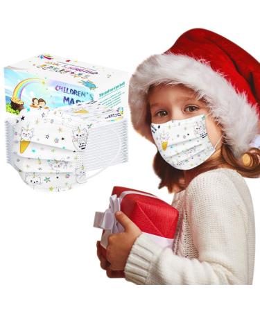 Children's Bandana Disposable Face Veil Industrial 3Ply Ear Loop 50PC - Buy Online on GoSupps.com