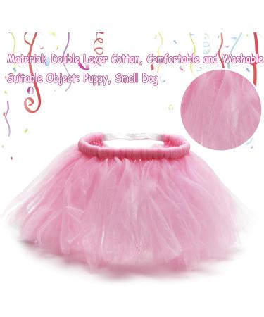 Legendog Dog Tutu Skirt & Birthday Party Supplies - Pink Girl Dog Birthday Outfit with Hat, Bowtie & Dress for Small Dogs - Buy Online on GoSupps.com