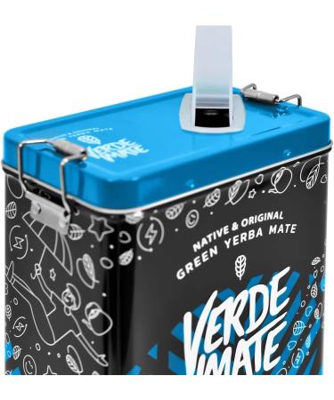 Verde Mate Mas IQ Tropical 0 5kg | Yerbera | Bo te en m tal avec distributeur | Mat aux fruits exotiques et guarana | Stimulation | Th du Br sil | 500 g - Buy Online on GoSupps.com