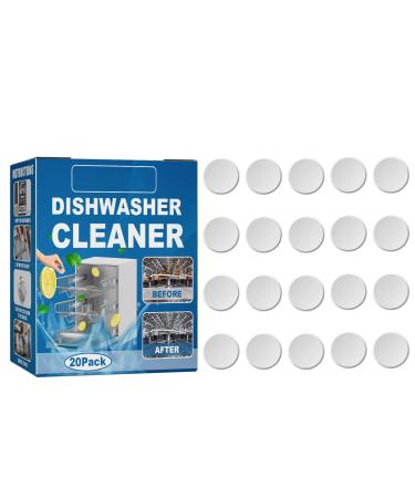 Dishwasher Cleaning Tablet Dirt Remover Grease Remover Scale Remover Special Maintenance Tablet For Dishwasher Cleaning Cleaners Household Spray Sky Blue 1 count (Pack of 1)